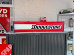 Bridgestone oude garage reclame lichtbak, Verzamelen, Merken en Reclamevoorwerpen, Ophalen, Gebruikt, Lichtbak of (neon) lamp