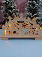 boog in hout uitgesneden met lichtjes, Ophalen of Verzenden, Nieuw