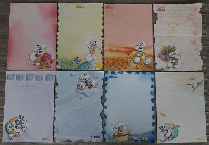 Diddl blaadjes A6/1 - 75 blaadjes, Verzamelen, Diddl, Gebruikt, Papier, Kaart of Schrift, Diddl, Ophalen of Verzenden