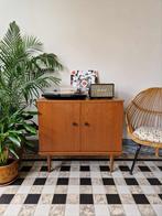 Vintage midcentury platenspeler meubel / kast retro, Gebruikt, Ophalen, Vinage