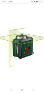 Te huur kruislaser waterpas Bosch 360', Ophalen, Zo goed als nieuw