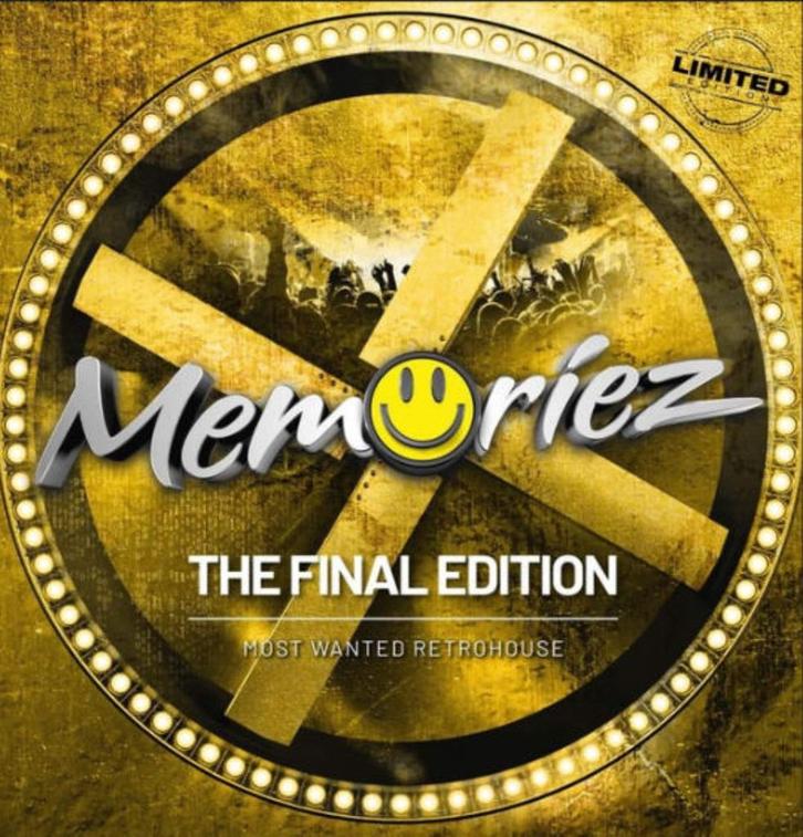 MEMORIEZ The Final Edition - Most Wanted Retrohouse, Cd's en Dvd's, Vinyl | Dance en House, Nieuw in verpakking, Techno of Trance