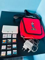 Nintendo 3DS Ice White + 12 jeux, Enlèvement ou Envoi, 3DS, Utilisé, Blanc