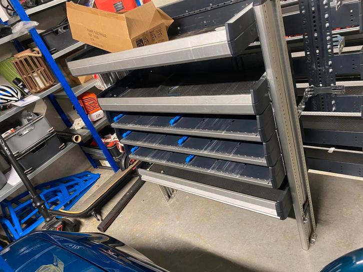 Sortimo materiaal rekken sr5, Auto-onderdelen, Interieur en Bekleding, Ford, Gebruikt, Ophalen