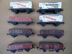 Lot de 8 vieux wagons métalliques - Fleischmann - HO, Hobby & Loisirs créatifs, Trains miniatures | HO, Fleischmann, Utilisé, Enlèvement ou Envoi