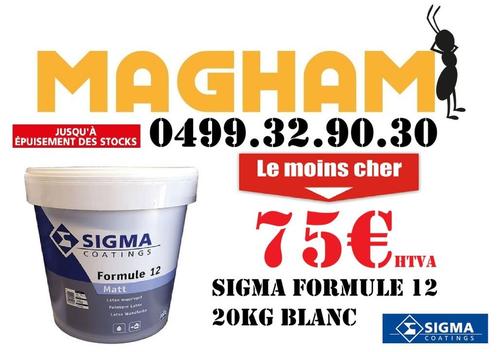 SIGMA F12 20KG VERF, Doe-het-zelf en Bouw, Verf, Beits en Lak, Nieuw, Verf, 15 tot 20 liter, Wit, Ophalen