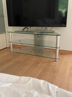 Tv meubel, Huis en Inrichting, Ophalen, Gebruikt, 100 tot 150 cm, Glas