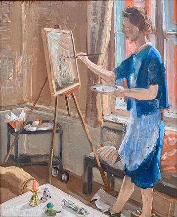 Schilderij Pieter Van Mol (1906-1988) beschikbaar voor biedingen