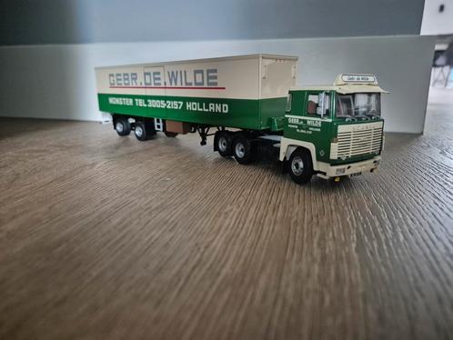 Scania 140 6x2, Hobby & Loisirs créatifs, Voitures miniatures | 1:50, Comme neuf, Bus ou Camion, Tekno, Enlèvement ou Envoi