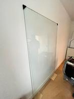 Glasplaat 120cm x 190cm - doucheraam, divider, …, Ophalen of Verzenden, Zo goed als nieuw, Glasplaat, Veiligheidsglas