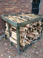 Masthout stook hout kachel hout eiken en beuken, Tuin en Terras, Brandhout, Ophalen