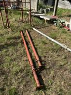 4 stevige metalen verstelbare steunpalen - 4 metalen schoren, Ophalen, Gebruikt, IJzer