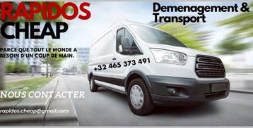 Demenagement petit prix + camionnette à louer 0472.31.24.02