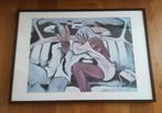 Ingelijste prent 'Back seat for two' van Pierre Farel, Ophalen, 100 tot 125 cm, Oorspronkelijke maker, 50 tot 75 cm