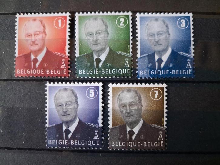 België OBP 3695-99 postfris jaar 2007, Verzamelen, Koningshuis en Royalty, Nieuw, Ophalen of Verzenden