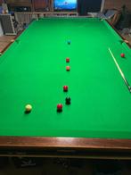 Snooker 12 ft steelblock, Sport en Fitness, Biljarten en Poolen, Ophalen, Gebruikt, Snookertafel
