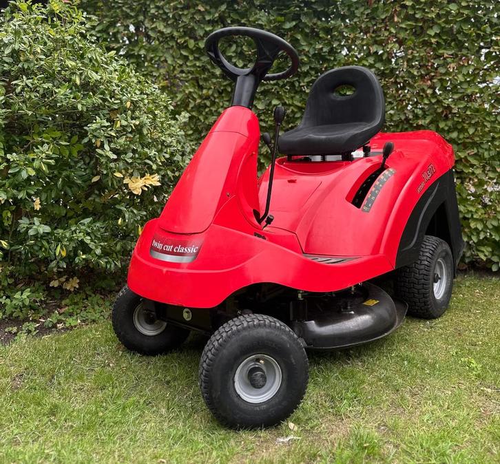 Zitmaaier Castelgarden te koop., Tuin en Terras, Zitmaaiers, Zo goed als nieuw, Minder dan 90 cm, Elektrische starter, Mulchfunctie