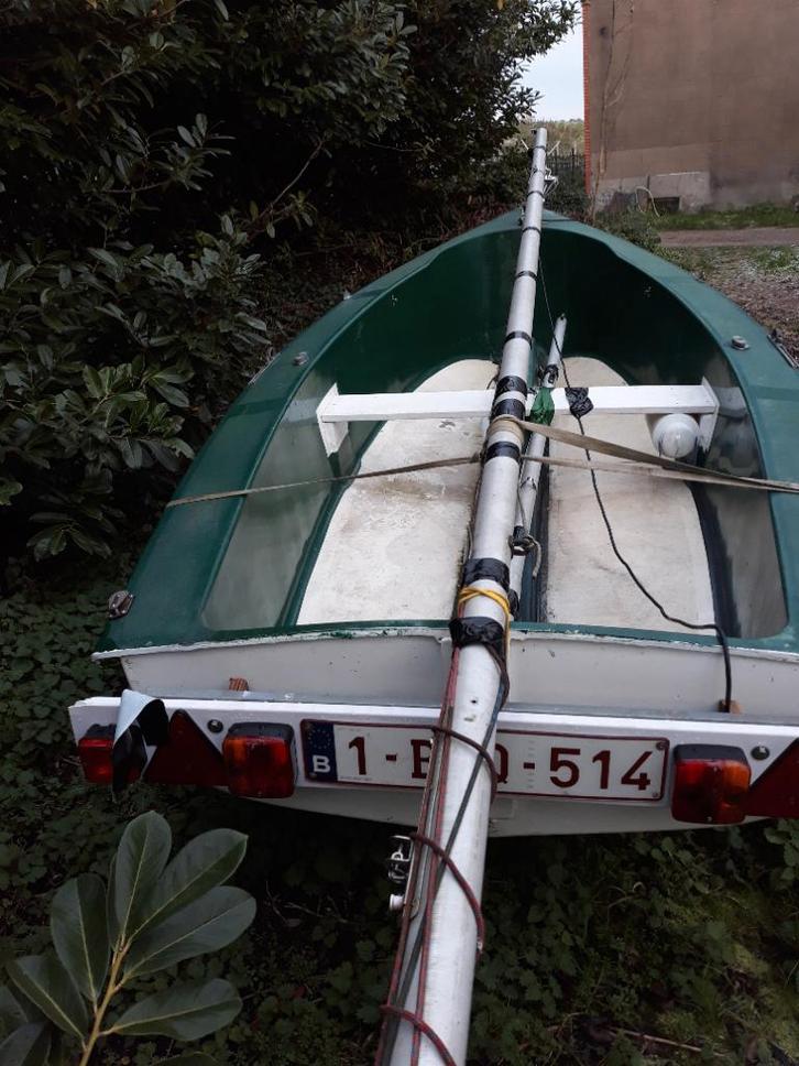 Open zeilboot, Watersport en Boten, Open zeilboten, Gebruikt, Overige typen, Polyester, Ophalen