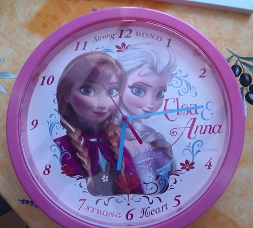 Disney Frozen Wandklok., Kinderen en Baby's, Speelgoed | Educatief en Creatief, Zo goed als nieuw, Ophalen of Verzenden