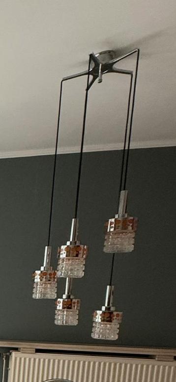 Vintage 5-Light Hanging Pendant Lamp  beschikbaar voor biedingen