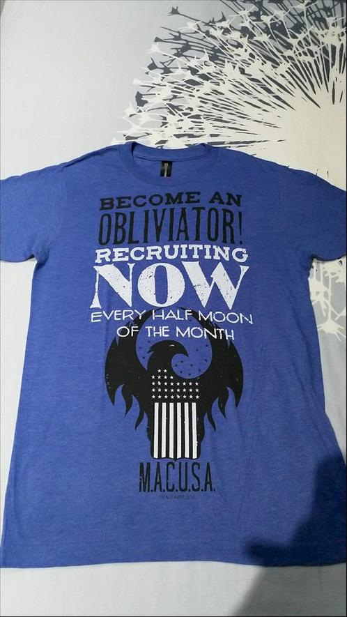 Loot Crate Exclusive Fantastic Beasts Obliviator T-Shirt, Kleding | Dames, T-shirts, Nieuw, Maat 36 (S), Blauw, Ophalen