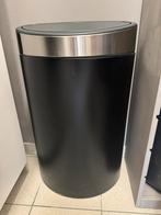 Zwarte vuilbak van Brabantia, Huis en Inrichting, Ophalen, Zo goed als nieuw, Metaal, 50 tot 75 cm