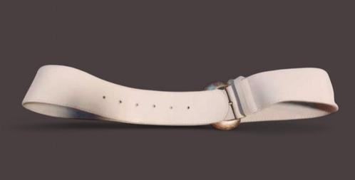 ✨ Witte Leren Riem – Zo Goed Als Nieuw!✨️, Kleding | Dames, Truien en Vesten, Zo goed als nieuw, Wit, Ophalen of Verzenden