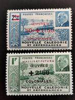 Nouvelle-Calédonie 1944 - maréchal Philippe Pétain, surcharg, Enlèvement ou Envoi, Non oblitéré