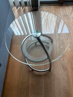 Table d’appoint en verre, Maison & Meubles, Enlèvement, Comme neuf, Rond, Verre