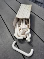 Deurtrekkertjes – wit kunststof - 98mm x 38mm, Ophalen, Nieuw, Overige materialen, Klink of Kruk
