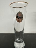 Oude bierglazen Carlsberg flute met gouden rand, Verzamelen, Ophalen