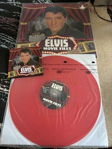 Elvis bootleg lp, Movie files on red vinyl plus bonus cd beschikbaar voor biedingen