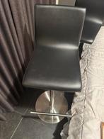 2 tabourets de bar noirs réglables, Enlèvement, Comme neuf