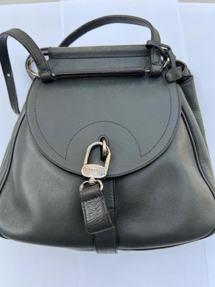Delvaux  Cerceau  hand& schoudertasje, Handtassen en Accessoires, Tassen | Damestassen, Gebruikt, Handtas, Grijs, Ophalen of Verzenden