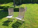 tuinstel teak, Tuin en Terras, Tuinsets en Loungesets, Ophalen, Zo goed als nieuw, Teakhout, Stoel