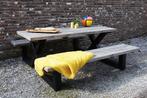 Picknicktafel Gili met onderstel van staal, Tuin en Terras, Picknicktafels, Ophalen of Verzenden, Nieuw, Staal