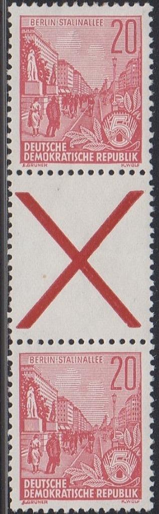 1957 - DDR - Vijfjarenplan [*/MH][Michel SZ8], Postzegels en Munten, Postzegels | Europa | Duitsland, Postfris, DDR, Verzenden
