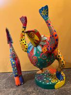 Vrolijke veelkleurige beeldjes/spaarpot, Ophalen of Verzenden