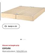 BED Ikea bed ESPEVAR 160*200cm incl. spring core + legs, Maison & Meubles, Chambre à coucher | Lits, Neuf, Enlèvement, 200 cm