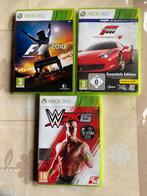 Xbox 360 (F1 2010, Forza Horizon 4, W2K15), Comme neuf, Enlèvement