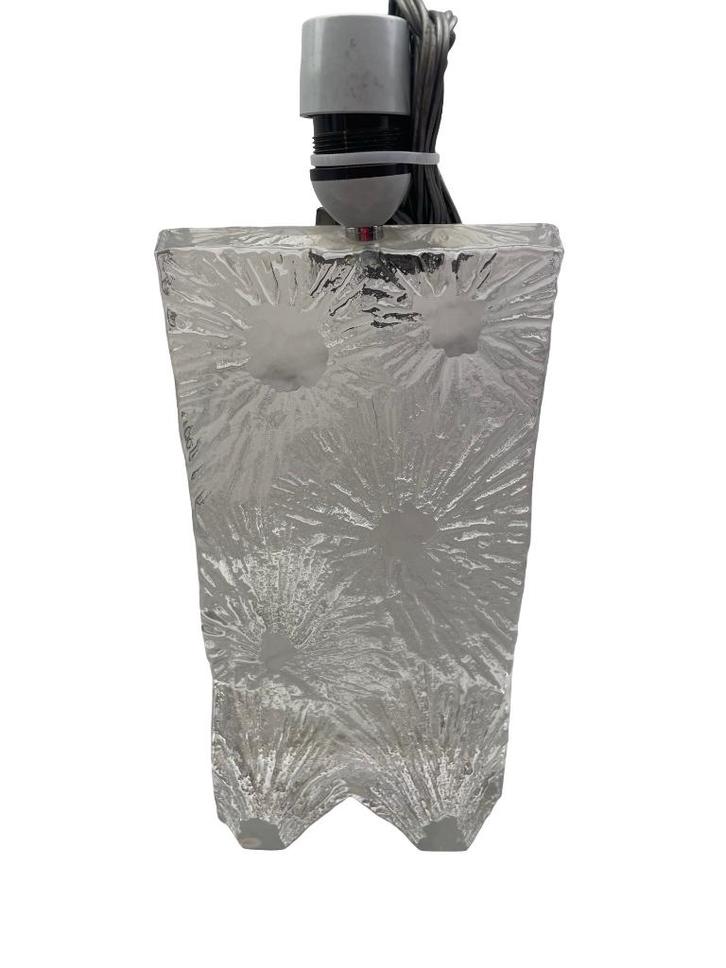 Daum lampvoet model Chardon Cristal 1950, Antiek en Kunst, Antiek | Glaswerk en Kristal, Ophalen of Verzenden