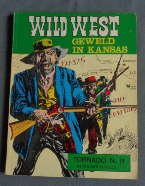NOOIT GEDACHT COLLECTIE TORNADO Nr 19 Wild West 11 Geweld in, Boeken, Strips | Comics, Gelezen, Ophalen of Verzenden