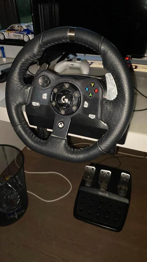 Logitech g920 stuur, Games en Spelcomputers, Spelcomputers | Xbox | Accessoires, Zo goed als nieuw, Xbox Original, Xbox 360, Xbox One