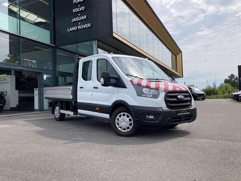 Ford Transit CHASSIS DUBBEL CABINE LAADBAK 28900+BTW, Autos, Ford, Entreprise, Achat, Transit, ABS, Régulateur de distance, Air conditionné