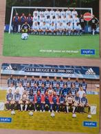3 kaarten club brugge voetbalteam, Gebruikt, Ophalen of Verzenden, Poster, Plaatje of Sticker