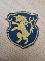US WW2 RARE Belgium made 6th Cavalry group patch chainstitch, Ophalen of Verzenden
