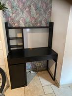 Zwarte bureau, Huis en Inrichting, Bureaus, Ophalen, Gebruikt, Bureau