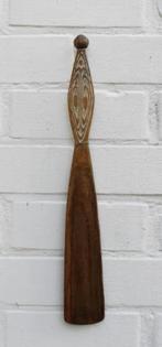 OUDE HOUTEN LEPEL uit PAPUA NIEUW GUINEA, Antiek en Kunst, Ophalen of Verzenden