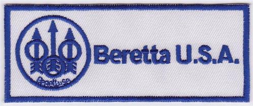 Beretta usa stoffen opstrijk patch embleem #1, Verzamelen, Kleding en Patronen, Nieuw, Verzenden