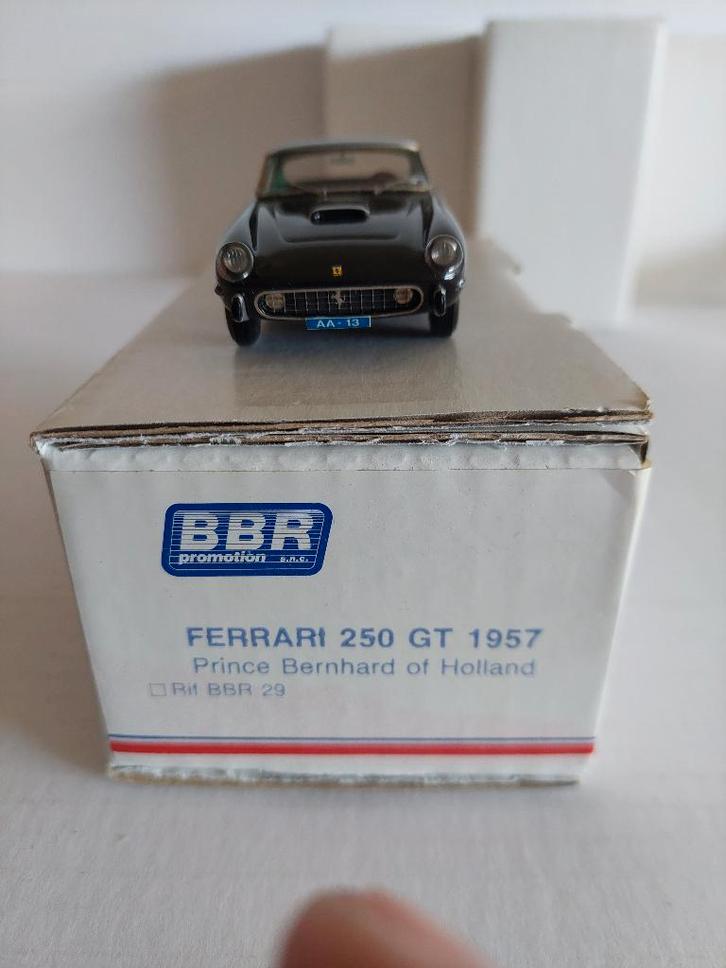 BBR Ferrari 250GT 1957 prins Bernhard, Hobby en Vrije tijd, Modelauto's | 1:43, Zo goed als nieuw, Auto, Overige merken, Ophalen of Verzenden